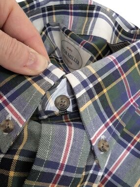 NWT, Jacob Miller Shirtmaker Tartan Plaid Button Down Shirt, Cotton/Wool XXL